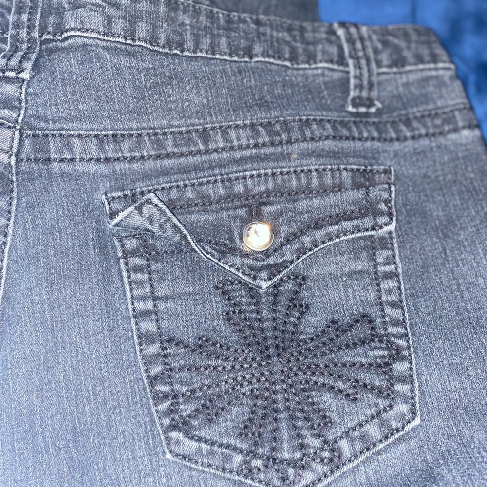 VIP Cross and Diamond Pockets Jeans